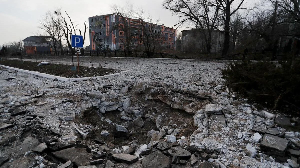 İşğal altındakı Mariupolda partlayışlar olub