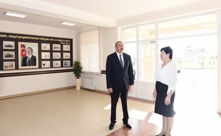 President Ilham Aliyev inaugurates secondary school No 28 in Mashtagha