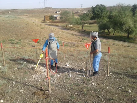 ​Füzuli və Tərtər rayonlarında partlamamış hərbi sursatlar aşkarlanıb