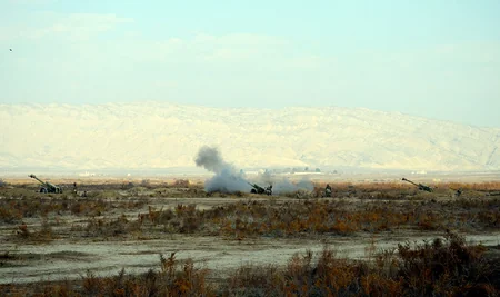 Artillery Units hold live-fire exercises