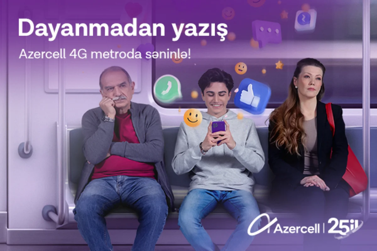 “Azercell” 4G metroda səninlə!