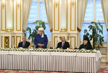 Prezident İlham Əliyev iftar mərasimində iştirak edib
