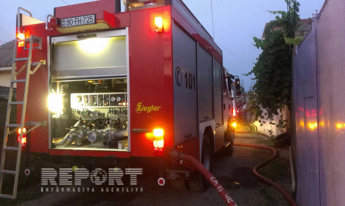 Bakıda avtodayanacağa məxsus köşkdə yanğın olub, gözətçi ölüb