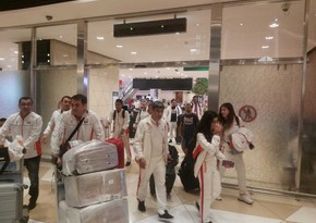 Minsk-2019-da Azərbaycanı təmsil edən yunan-Roma güləşi üzrə yığma Vətənə qayıdıb