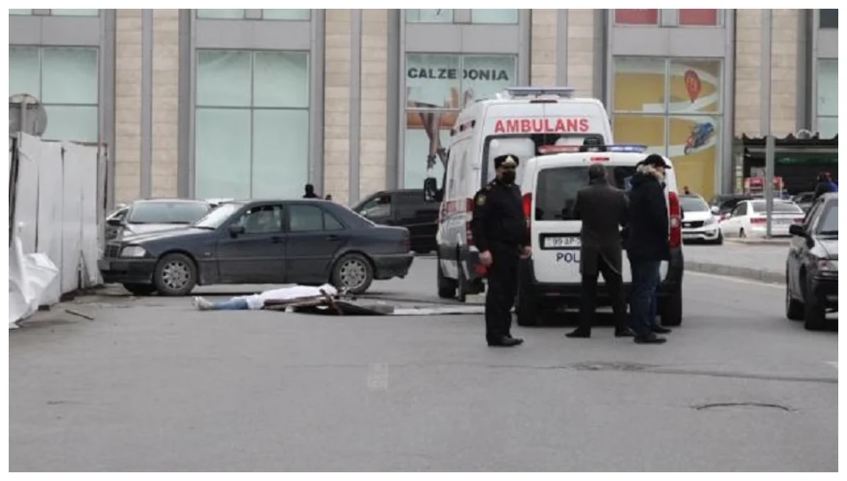 Şəhərin mərkəzində qadının başına dəmir ADNSU-dan düşüb - RƏSMİ