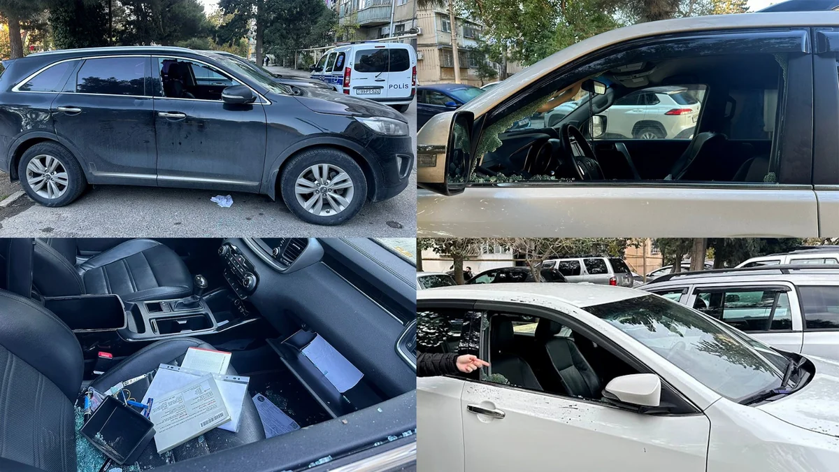 Bakıda 20-dən çox maşından oğurluq etməkdə şübhəli bilinən şəxslər saxlanılıb