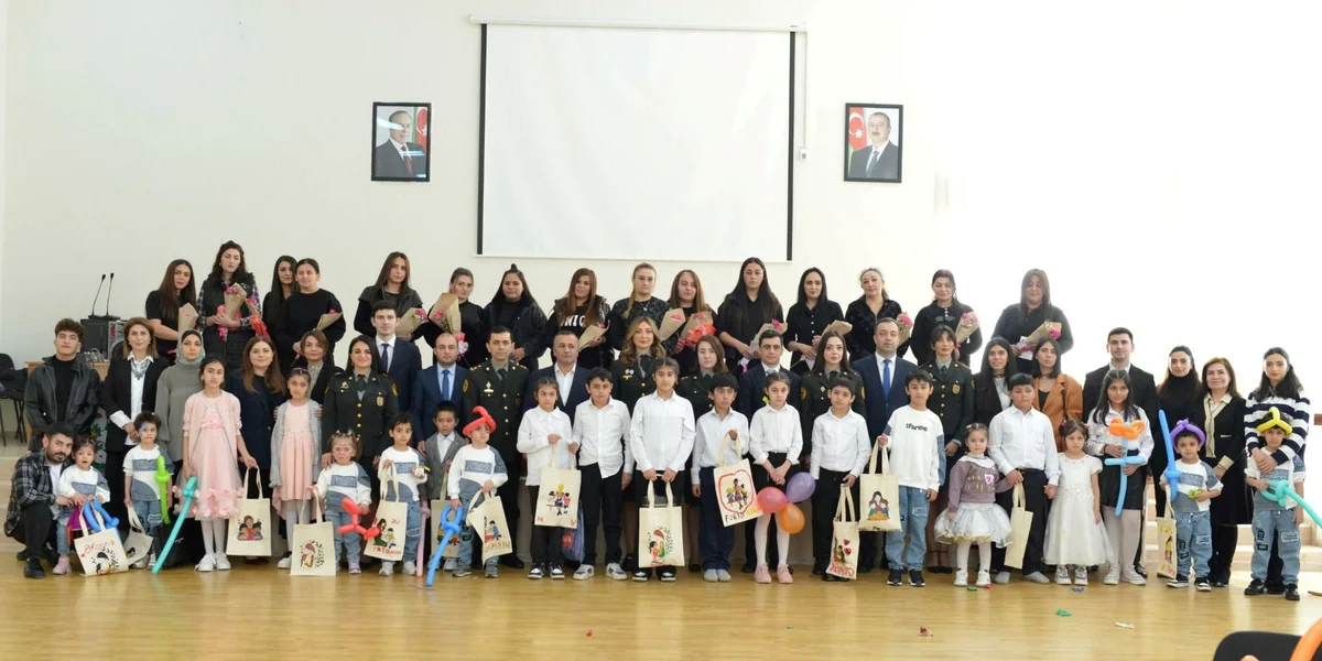 Məhkum qadınlar bayramlarını övladları ilə qeyd ediblər