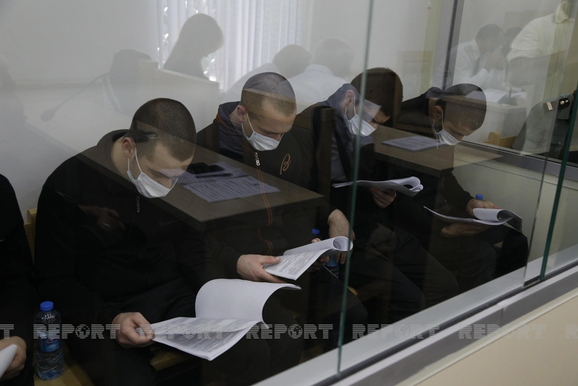 Terrorçu silahlı birləşmənin tərkibində döyüşən daha 13 erməninin məhkəməsi keçirilib - VİDEO - YENİLƏNİB - 2