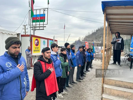 Xankəndi-Laçın yolu: Ekofəalların aksiyası 119 gündür yüksək fəallıqla davam edir