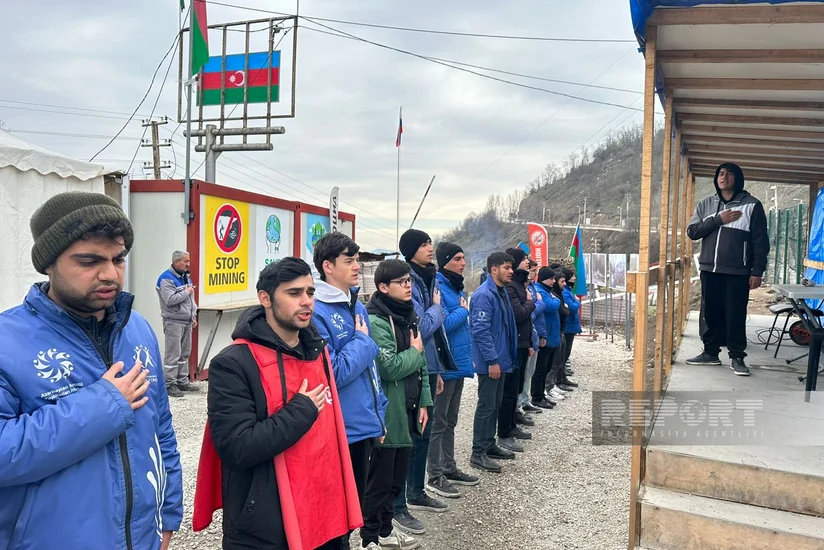 Экоакция на дороге Ханкенди-Лачын: демонстранты проявляют высокую активность и на 119-й день