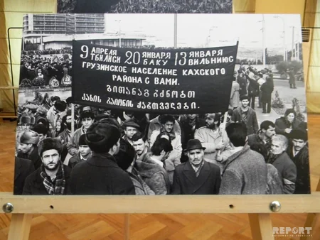Tbilisidə 20 Yanvar faciəsini əks etdirən fotosərgi keçirilib