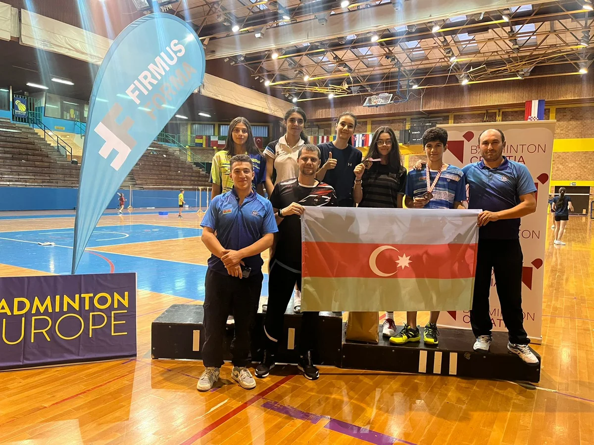 Azərbaycan badmintonçuları beynəlxalq turnirdə bürünc medal qazanıblar