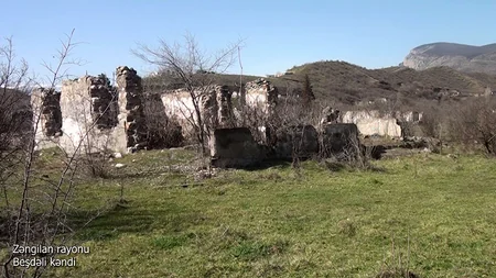 Footage from Beshdali village of Zangilan