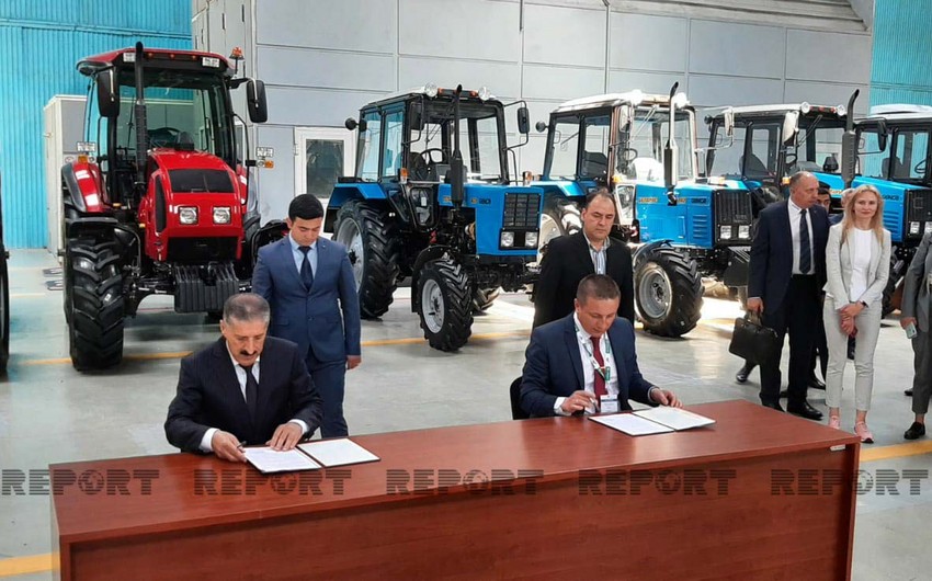 Gəncədə Azərbaycan və Belarus müəssisələri arasında sənədlər imzalanıb