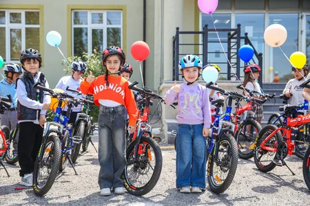 200 bicycles gifted to children across Azerbaijani districts at Leyla Aliyeva's initiative