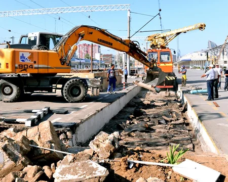 Bakı Sərnişin Stansiyasında əsaslı təmir işləri ilin sonunadək yekunlaşacaq - FOTO