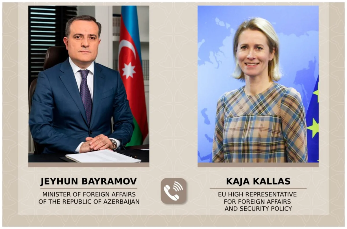 Байрамов обсудил с Каллас ситуацию в регионе на фоне эскалации между Израилем и Ираном