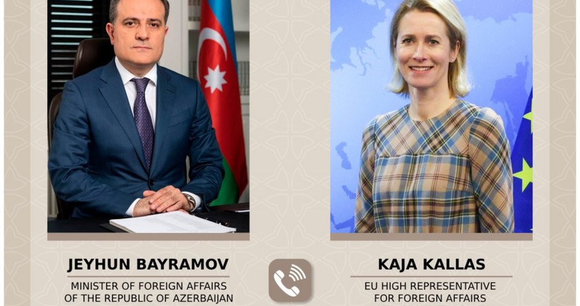 Ceyhun Bayramov və Kaya Kallas İsrail-İran qarşıdurmasını müzakirə edib