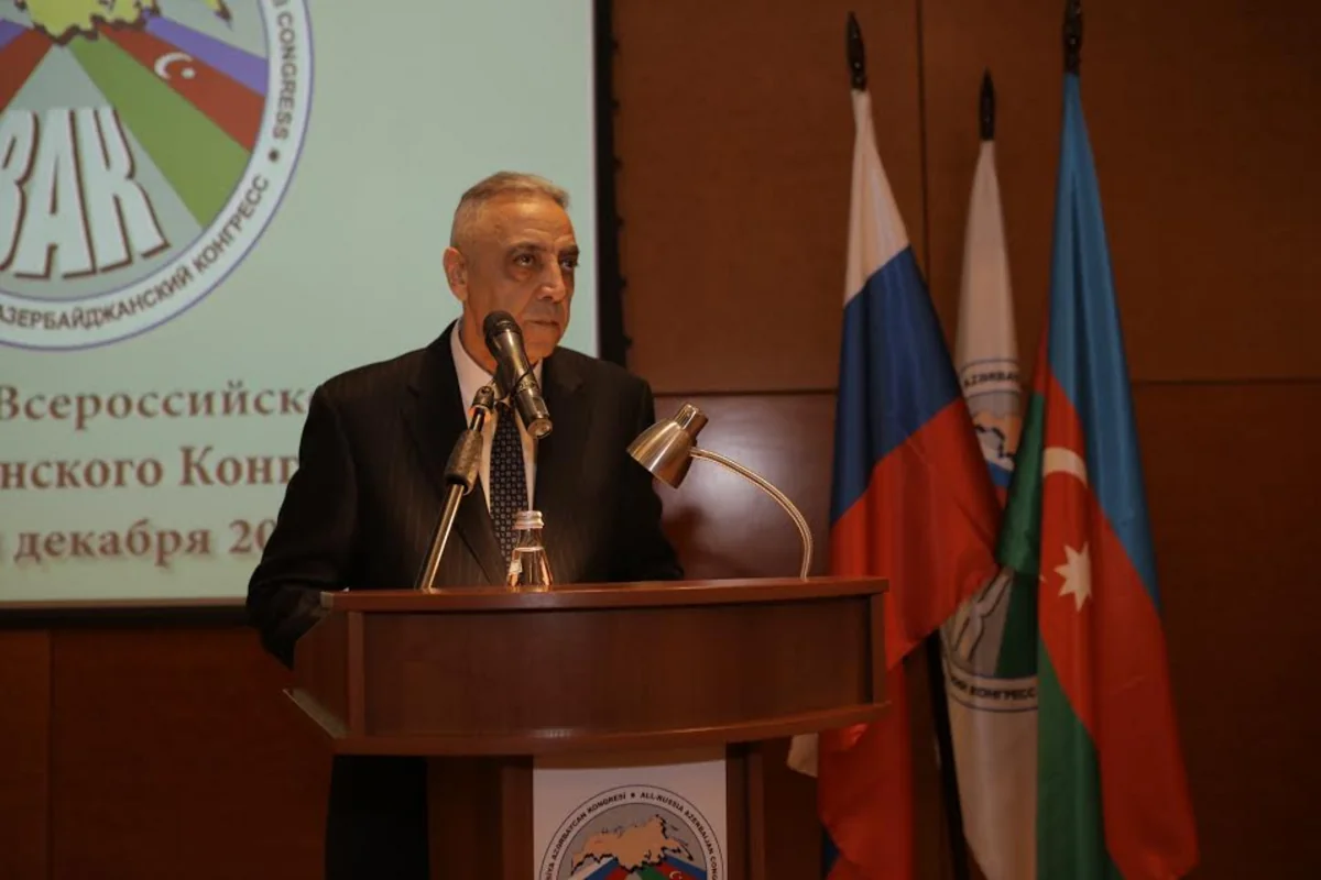Ümumrusiya Azərbaycan Konqresinin yeni prezidenti seçilib