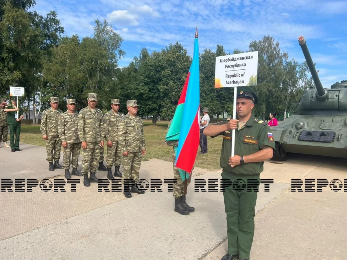 Azərbaycan hərbçiləri “Tank biatlonu” müsabiqəsində iştirak edir