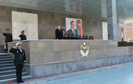 ​Azərbaycan Prezidenti Hərbi Dəniz Qüvvələri bazasının açılışında iştirak edib
