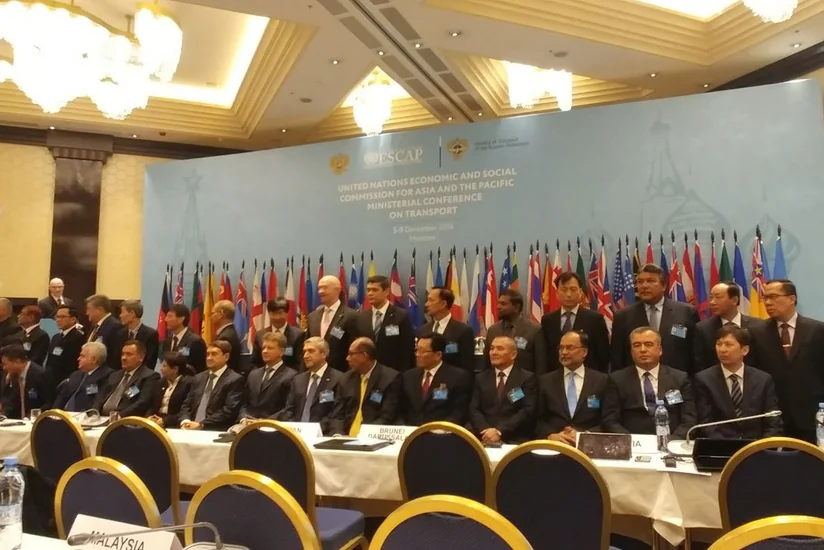 Nəqliyyat naziri Ziya Məmmədov Moskvada BMT-nin Nəqliyyat üzrə Konfransında çıxış edib