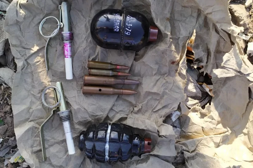 Lənkəranda əl qumbaraları və sursat aşkarlandı