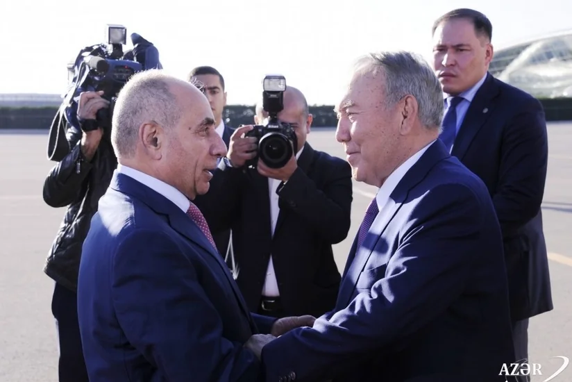 Türk Şurasının fəxri sədri Nursultan Nazarbayev Azərbaycana gəlib