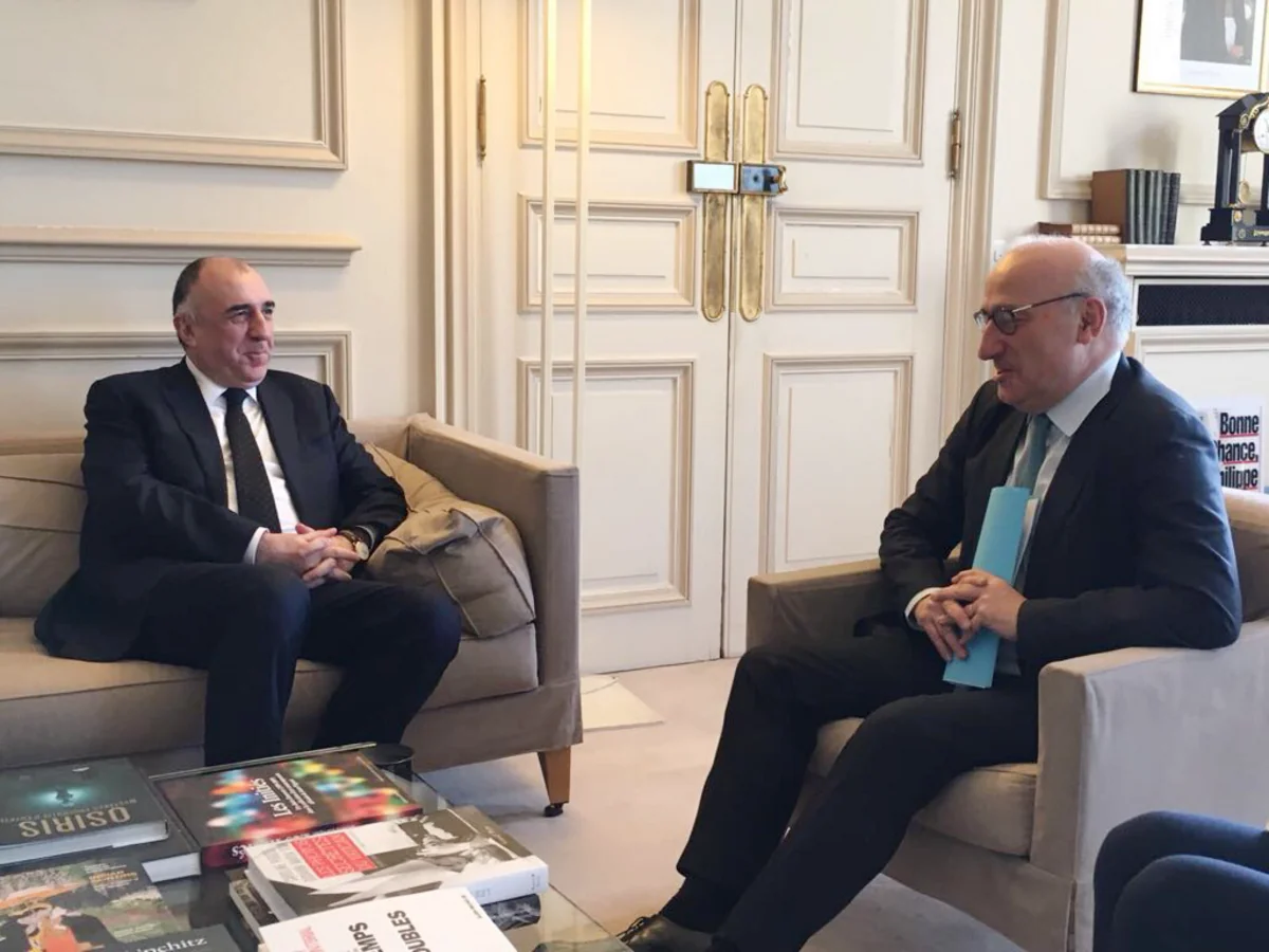 Mammadyarov meets with Diplomatic Advisor to French President