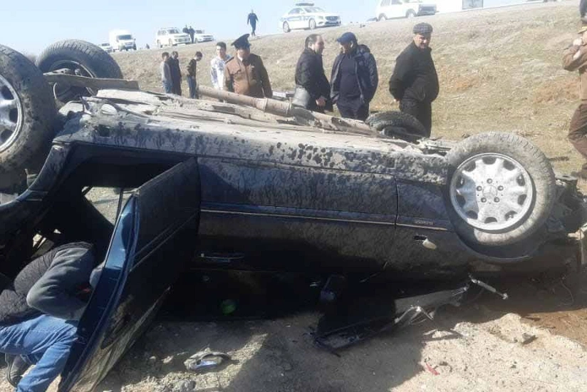 Hacıqabulda avtomobil aşdı, xəsarət alanlar var - FOTO - VİDEO