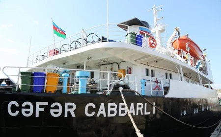 “Cəfər Cabbarlı” quru yük gəmisi əsaslı təmirdən sonra istismara qaytarılıb