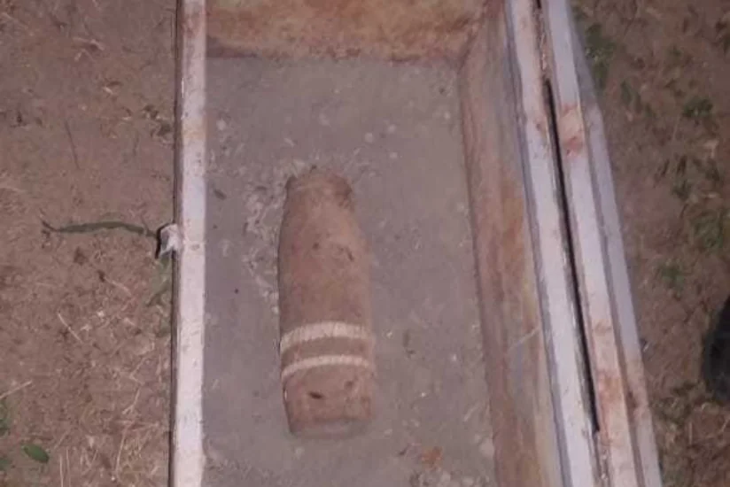 Şəmkirdə top mərmisi aşkar olunub