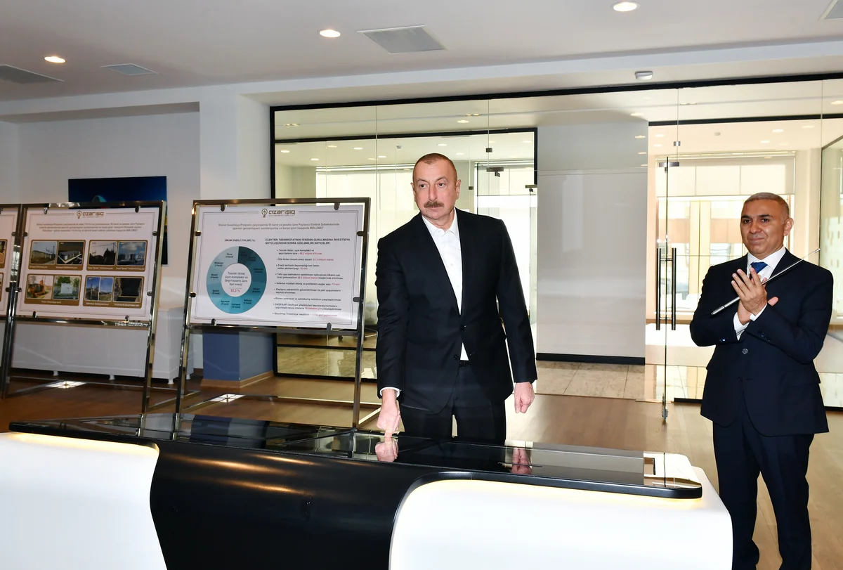 President inaugurates new power substation, Digital Network General Management Center