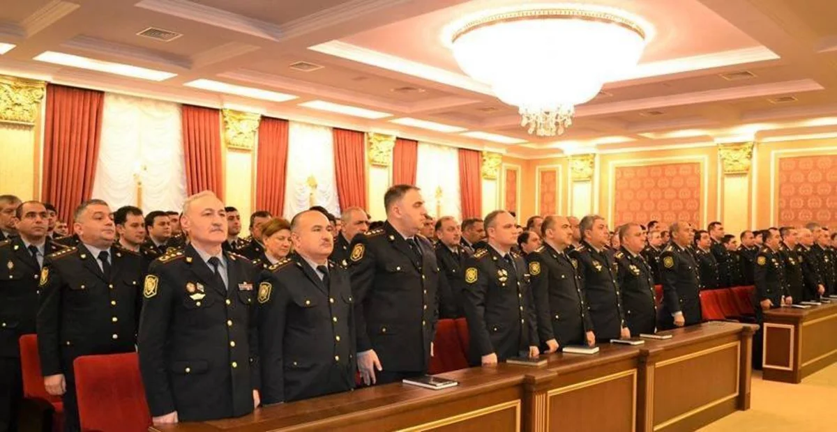 Bakı şəhər Baş Polis İdarəsində 20 Yanvar faciəsi qurbanlarının xatirəsi anılıb