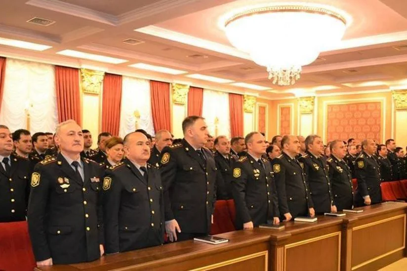 Bakı şəhər Baş Polis İdarəsində 20 Yanvar faciəsi qurbanlarının xatirəsi anılıb