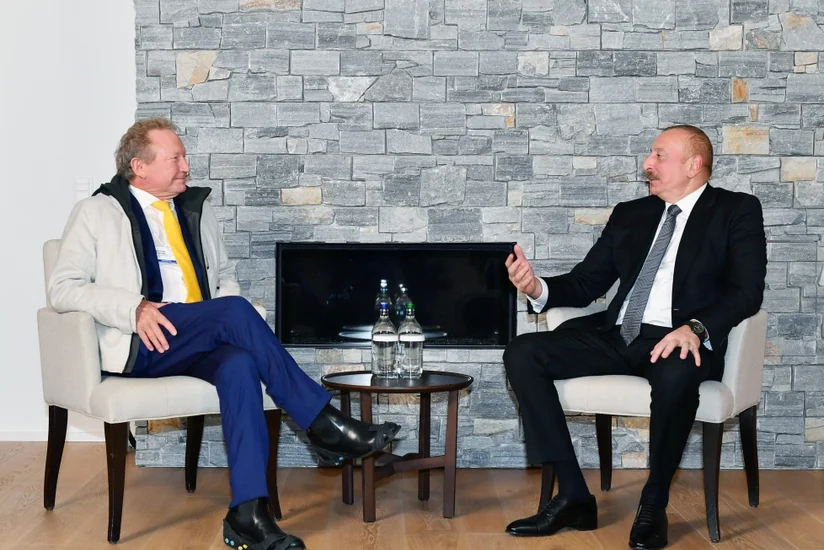 Prezident İlham Əliyev Davosda “Fortescue Future Industries” şirkətinin sədri ilə görüşüb - YENİLƏNİB