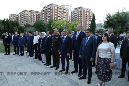 Bakıda Türkiyənin Zəfər Bayramı qeyd olunub