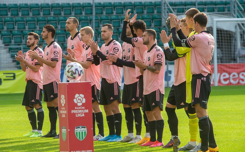 Estoniyada futbolçu 13-cü saniyədə əvəzləndi