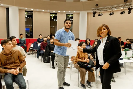 Azerconnectin rəhbər heyəti ADA Universitetinin tələbələri ilə görüşüb