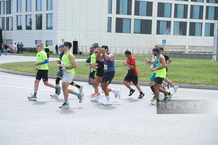 Heydər Əliyev Fondunun təşəbbüsü ilə keçirilən “Bakı Marafonu 2024” start götürüb