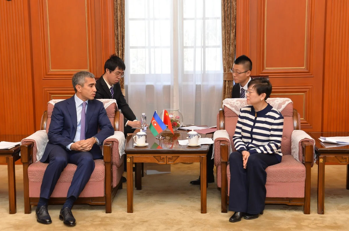 Executive Director of Heydar Aliyev Foundation discusses cooperation in Beijing