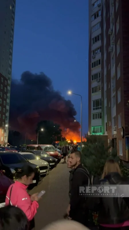PHOTOS from site of massive airstrike on Kyiv