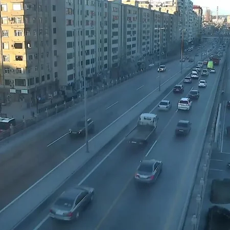 Bakının bir sıra yollarında tıxac müşahidə olunur