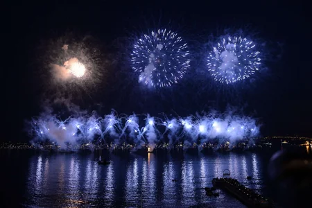 Video demonstrating fireworks during the days of Azerbaijani Culture in Cannes revealed