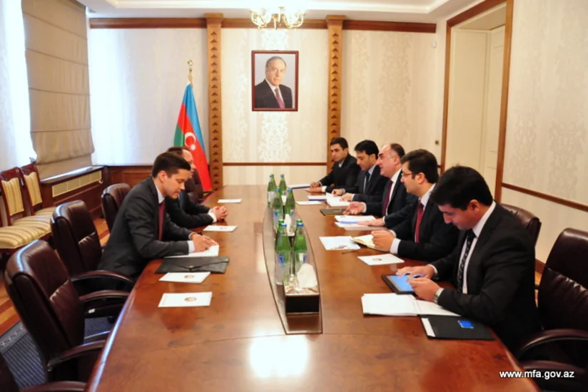 Nazir Elmar Məmmədyarov Norveç Krallığının Azərbaycana təyin olunmuş yeni səfirini qəbul edib