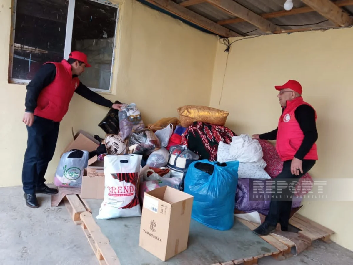 Saatlı, Sabirabad, İmişlidə də Türkiyə üçün yardımlar toplanır