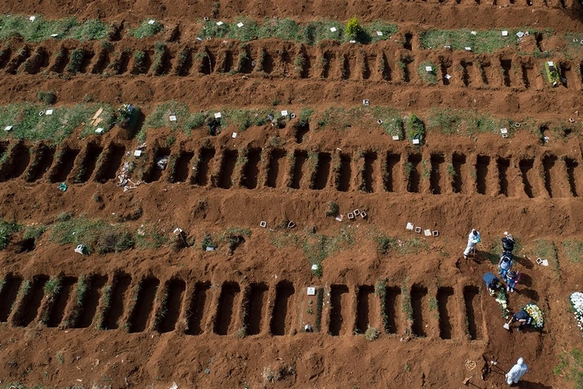 Mass graves dug in Brazil as COVID-19 death toll mounts
