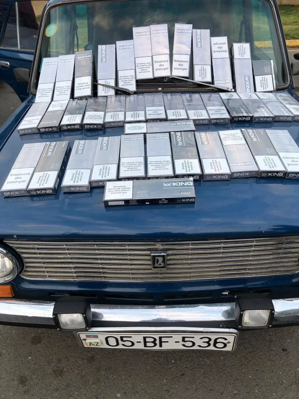 Gürcüstandan qanunsuz külli miqdarda siqaret gətirilməsinin qarşısı alınıb