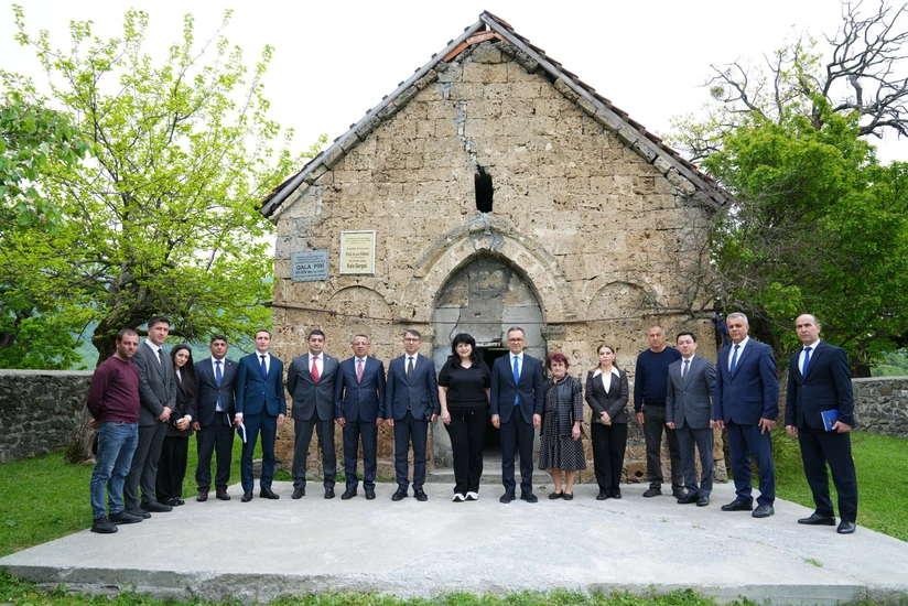 Ramin Məmmədov Oğuzda bir neçə dini ibadət ocağında olub