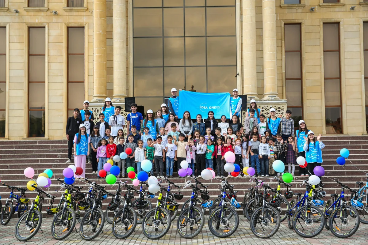 200 bicycles gifted to children across Azerbaijani districts at Leyla Aliyeva's initiative